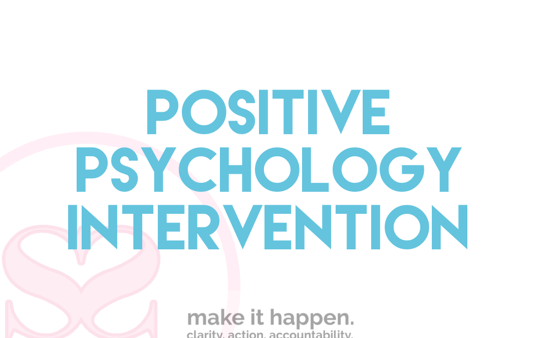 Positive Psychology Intervention